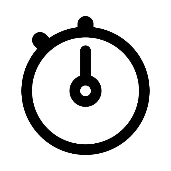 Stopwatch Outline