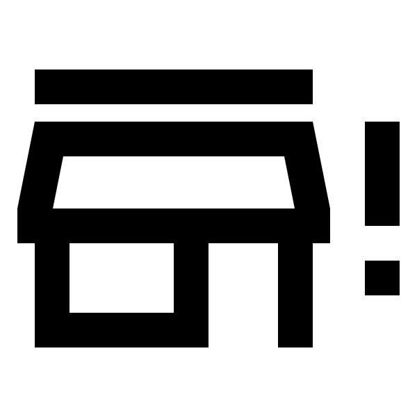 Store Alert Outline