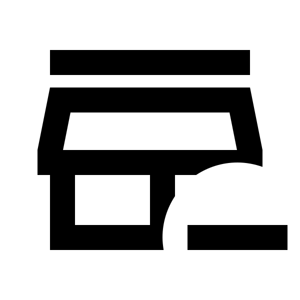 Store Minus Outline