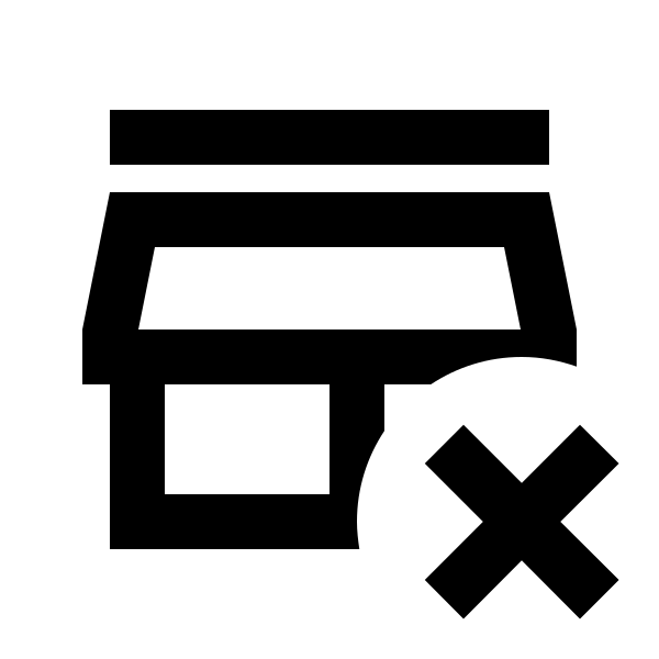 Store Remove Outline