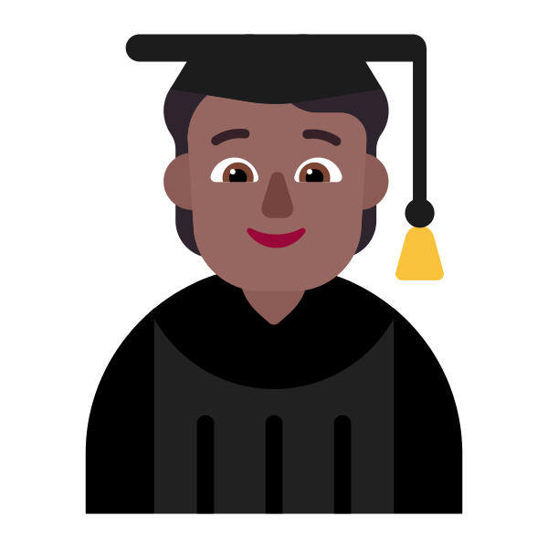 Student Flat Medium Dark Vector