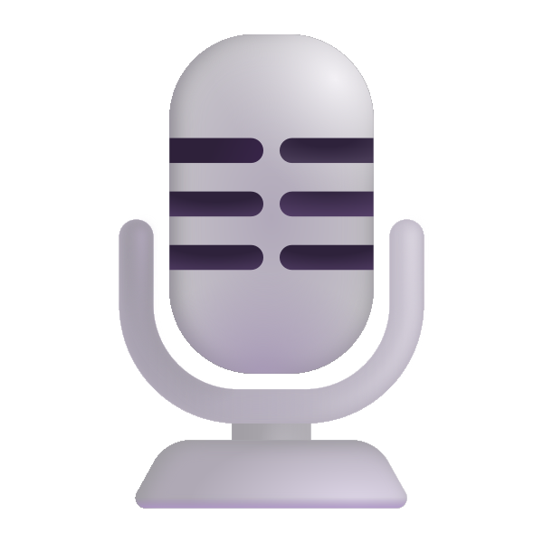 Studio Microphone Color Vector