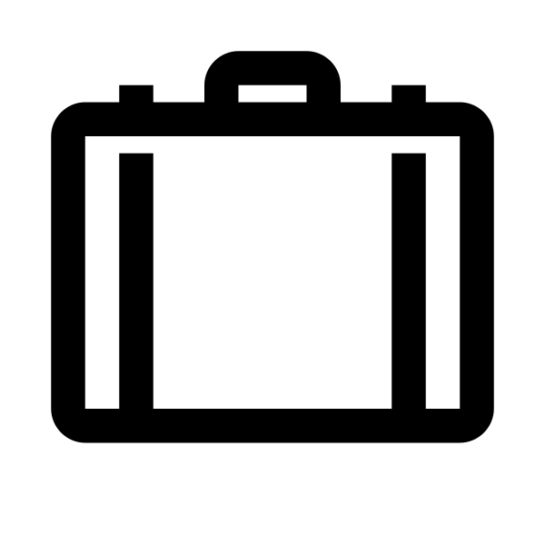 Suitcase Solid Vector