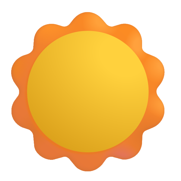 Sun Color Vector