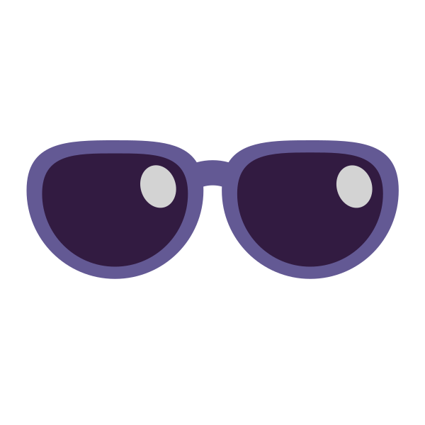 Sunglasses Flat Vector