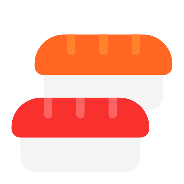 Sushi Flat Vector