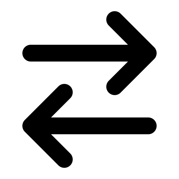 Swap Horizontal Vector