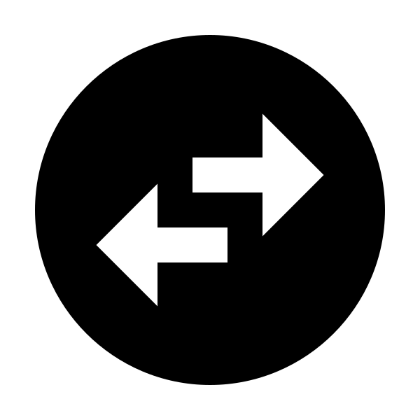 Swap Horizontal Circle