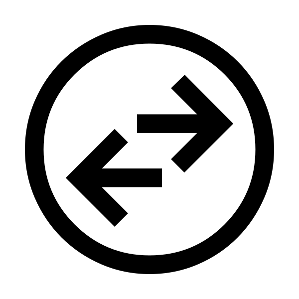 Swap Horizontal Circle
