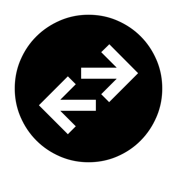 Swap Horizontal Circle Fill