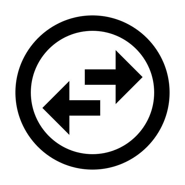 Swap Horizontal Circle Outline