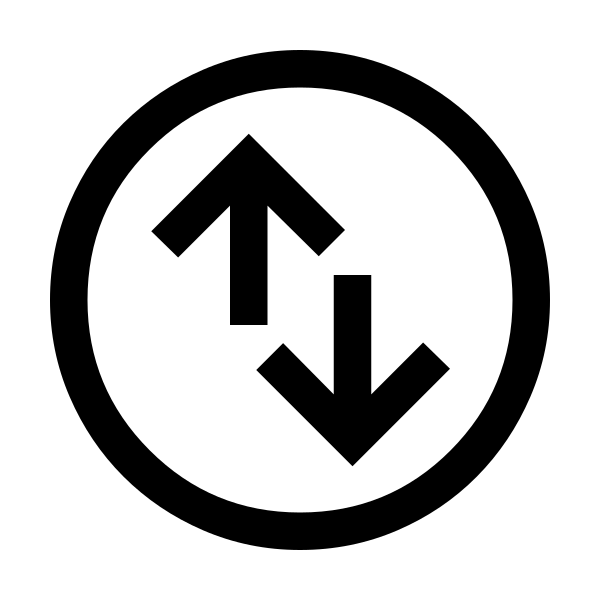 Swap Vertical Circle
