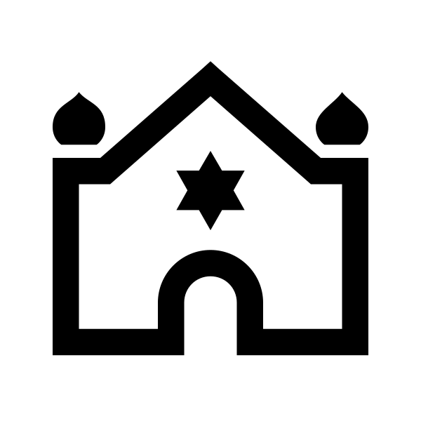 Synagogue Solid Vector