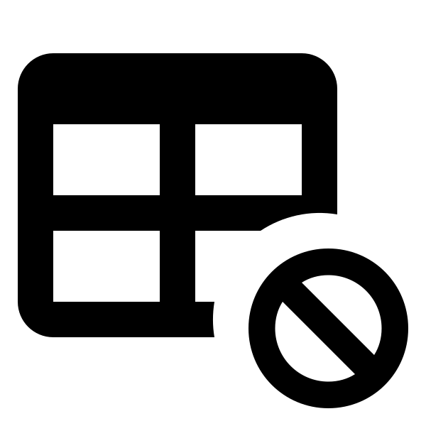 Table Cancel