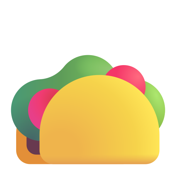 Taco Color Vector