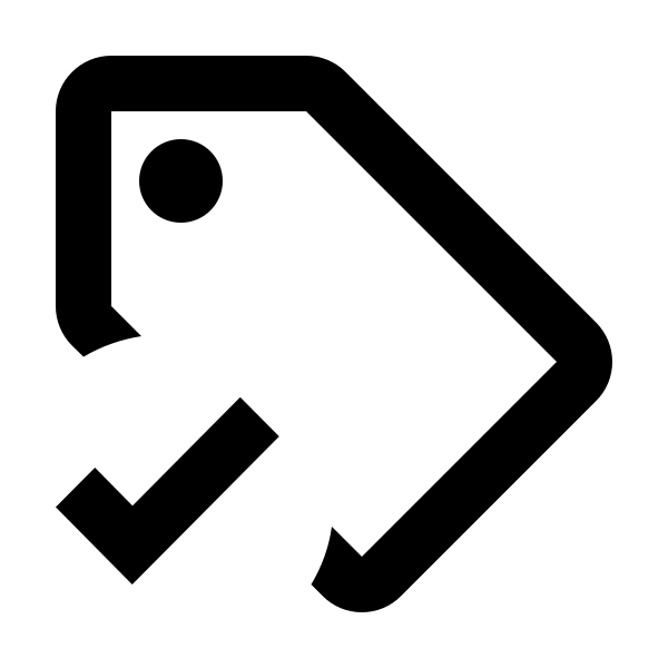 Tag Check Outline