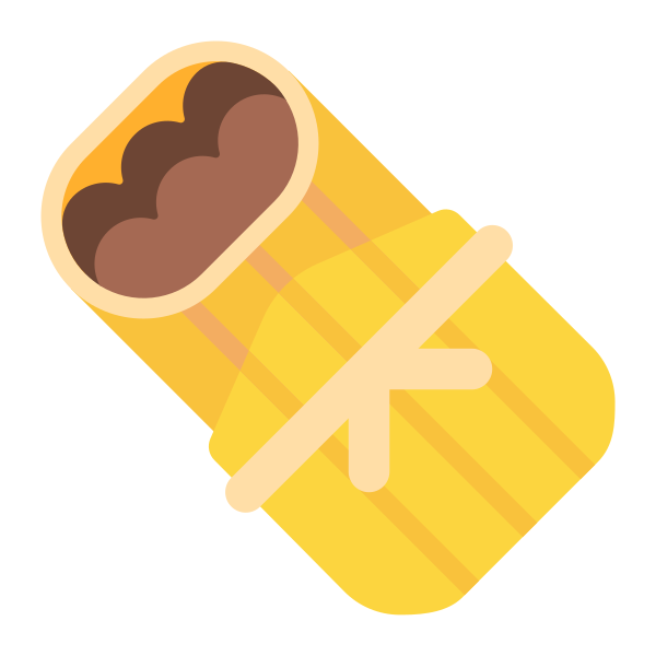 Tamale Flat Vector