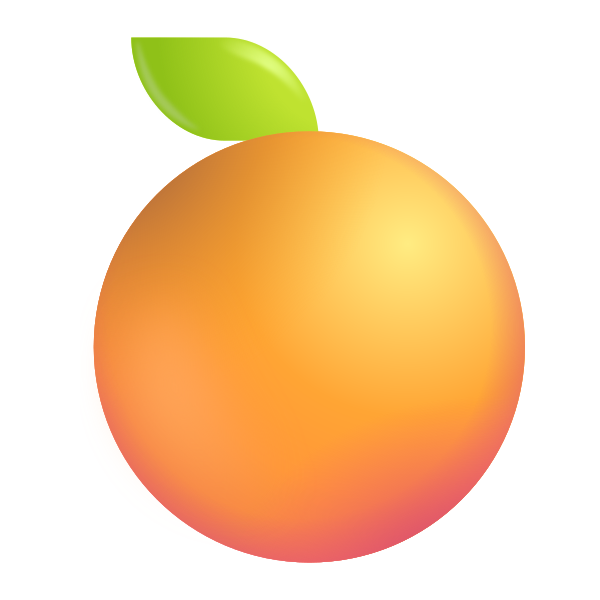 Tangerine Color Vector