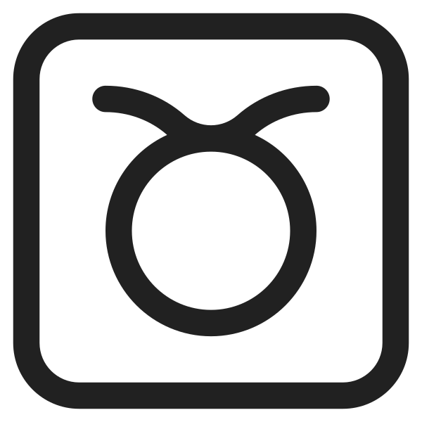 Taurus High Contrast Vector