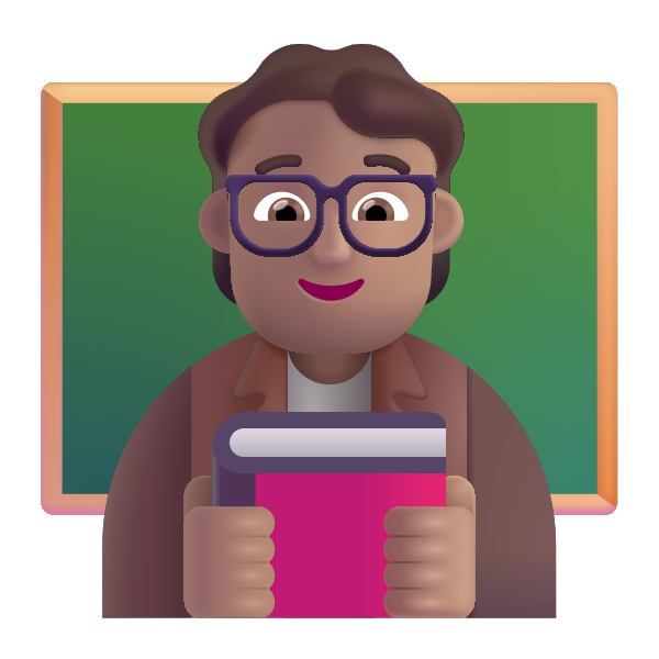 Teacher Color Medium Vector