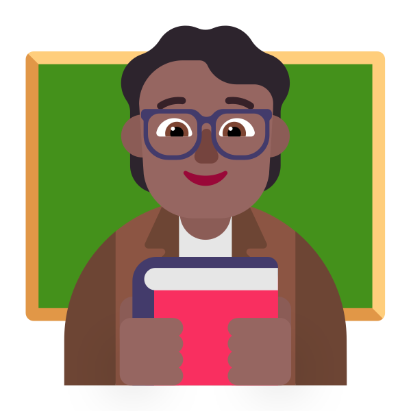 Teacher Flat Medium Dark
