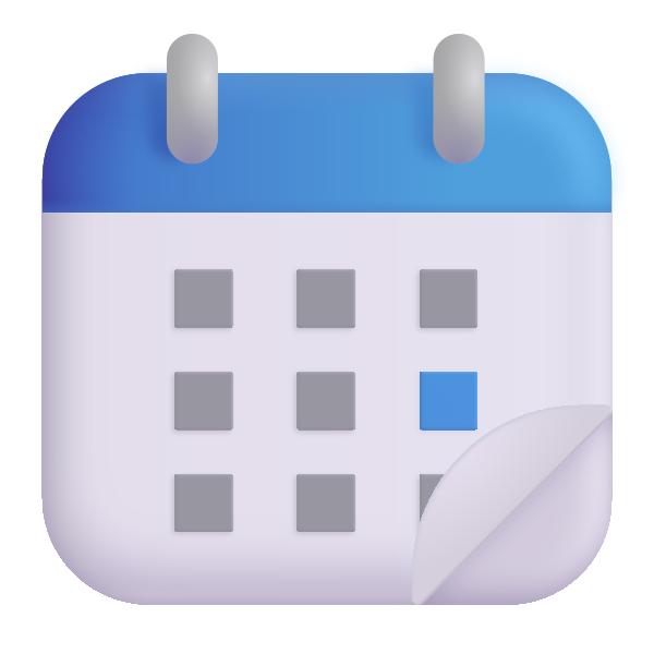 Tear Off Calendar Color
