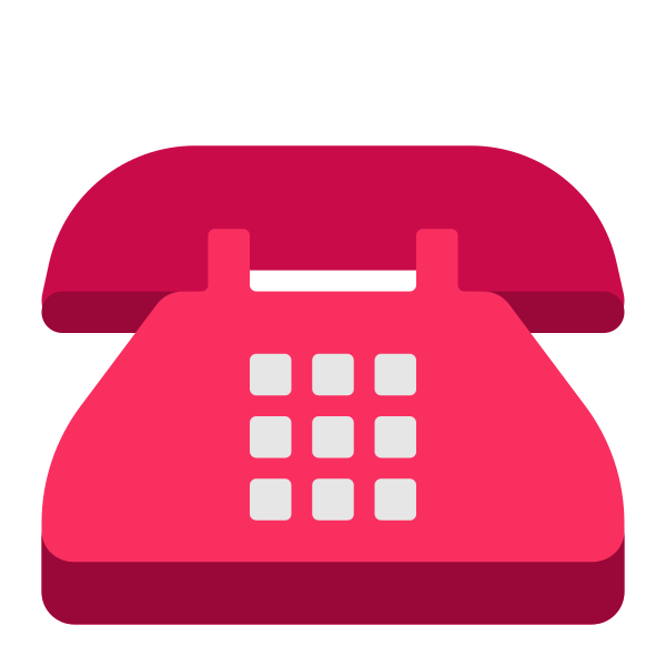 Telephone Flat Vector