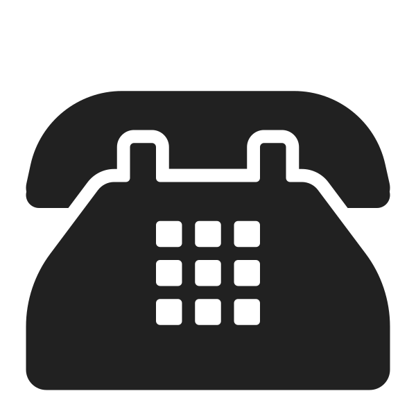 Telephone High Contrast Vector