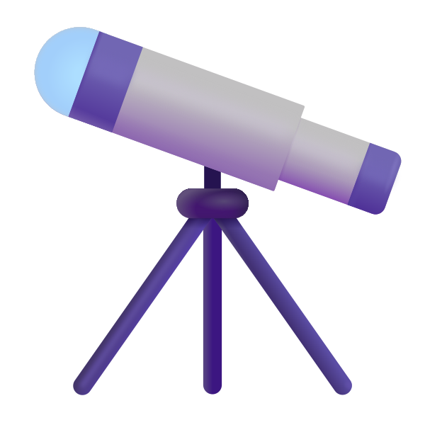 Telescope Color Vector