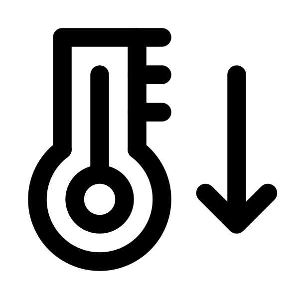 Temperature Down Vector