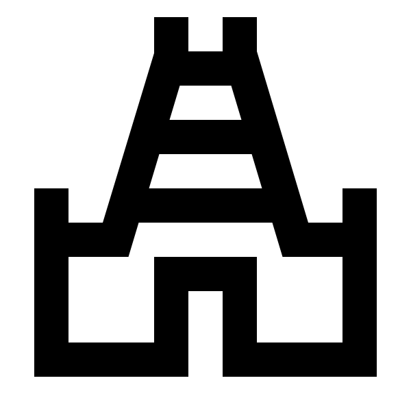 Temple Hindu Outline
