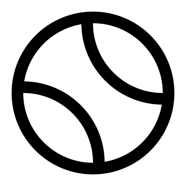 Tennisball Outline