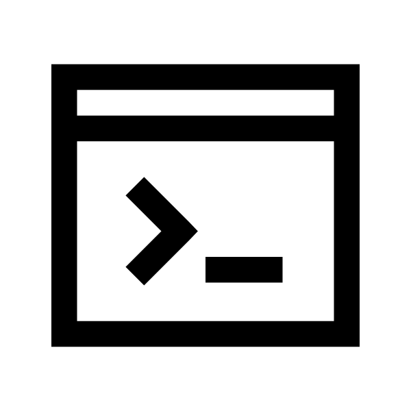 Terminal Solid Vector
