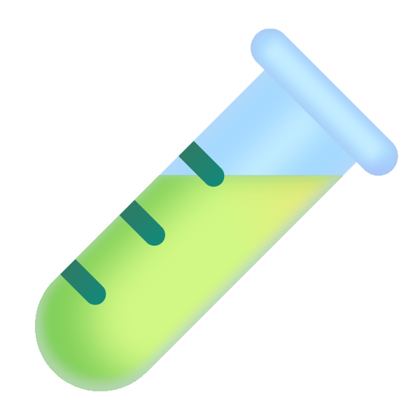 Test Tube Color Vector
