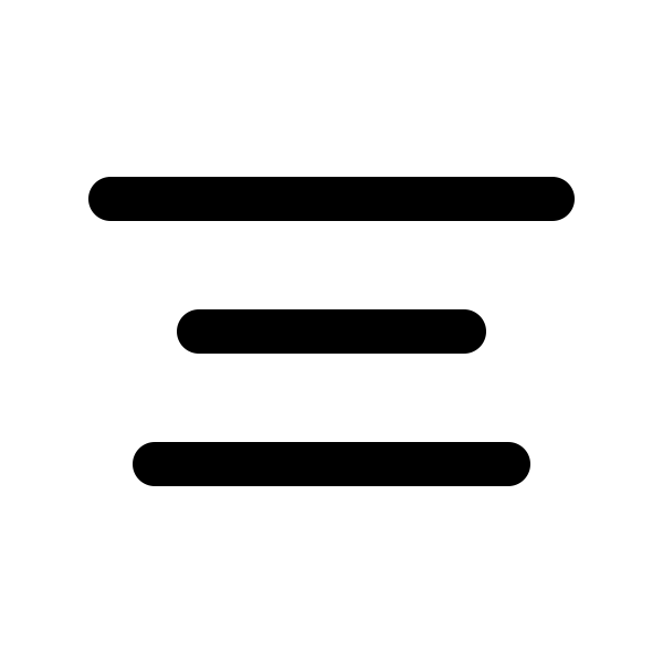 Text Align Center Vector