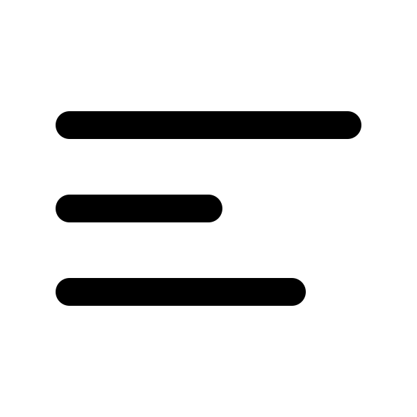 Text Align Left Vector