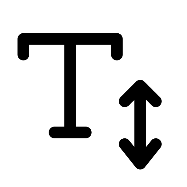 Text Arrows Up Down Vector