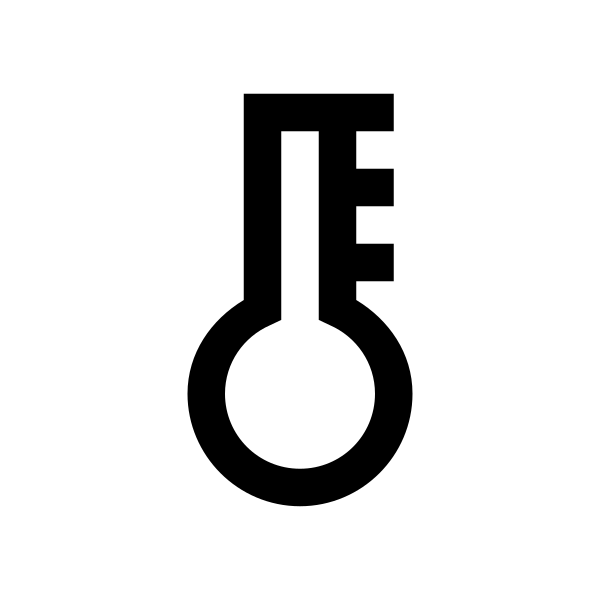 Thermometer Empty Solid Vector