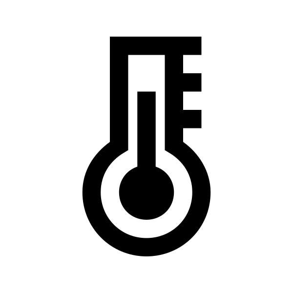 Thermometer Three Quarters Solid