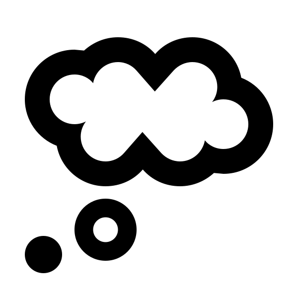 Thought Bubble Outline