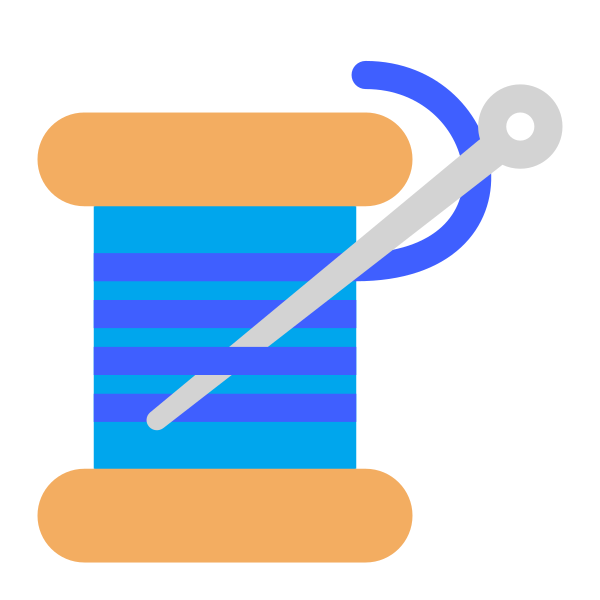 Thread Flat Vector