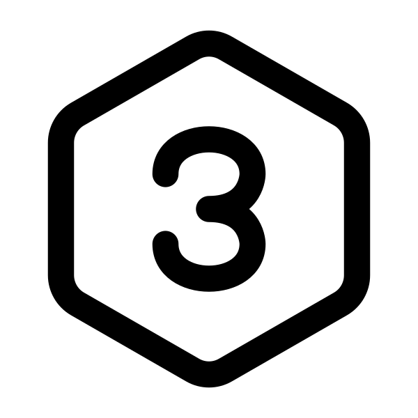 Three Hexagon