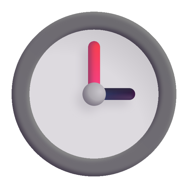 Three Oclock Color Vector