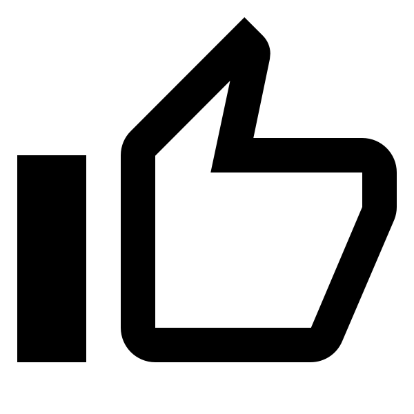 Thumb Up Outline