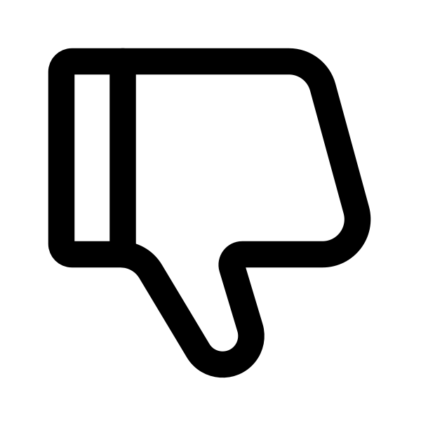 Thumbs Down Vector