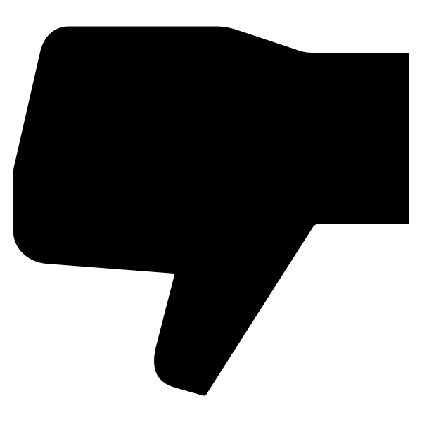 Thumbs Down Sharp