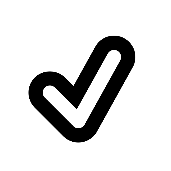 Tick Outline Vector