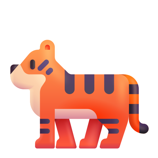Tiger Color Vector