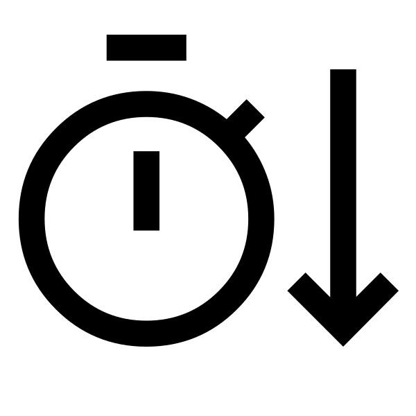 Timer Arrow Down