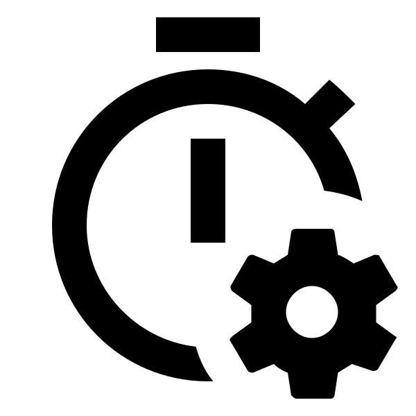 Timer Cog Outline
